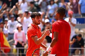 Paris 2024 - Carlos Alcaraz v Felix Auger-Aliassime