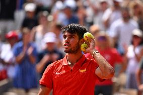 Paris 2024 - Carlos Alcaraz v Felix Auger-Aliassime