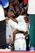 Paris 2024 - Judo - Teddy Riner Celebrates Gold With Family And Friends