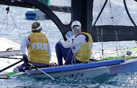 Paris 2024 - Women's Skiff Class Medal Race - Steyaert And Picon Win Bronze