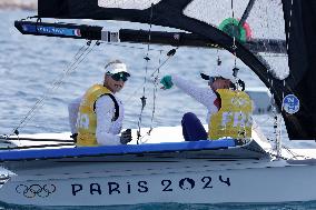 Paris 2024 - Women's Skiff Class Medal Race - Steyaert And Picon Win Bronze