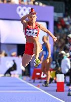 (PARIS2024) FRANCE-PARIS-OLY-ATHLETICS-TRIPLE JUMP-WOMEN