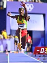 (PARIS2024) FRANCE-PARIS-OLY-ATHLETICS-TRIPLE JUMP-WOMEN