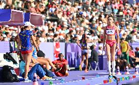 (PARIS2024) FRANCE-PARIS-OLY-ATHLETICS-TRIPLE JUMP-WOMEN