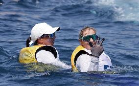 Paris 2024 - Women's Skiff Class Medal Race - Steyaert And Picon Win Bronze