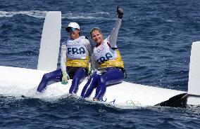 Paris 2024 - Women's Skiff Class Medal Race - Steyaert And Picon Win Bronze