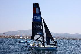 Paris 2024 - Women's Skiff Class Medal Race - Steyaert And Picon Win Bronze