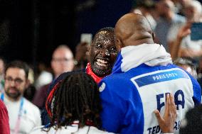 Paris 2024 - Judo - Teddy Riner Celebrates Gold With Family And Friends