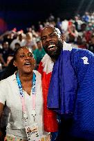 Paris 2024 - Judo - Teddy Riner Celebrates Gold With Family And Friends