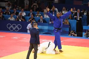 Paris 2024 - Teddy Riner Wins Gold In Judo