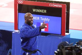 Paris 2024 - Teddy Riner Wins Gold In Judo