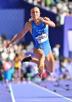 (PARIS2024) FRANCE-PARIS-OLY-ATHLETICS-TRIPLE JUMP-WOMEN