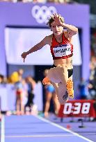 (PARIS2024) FRANCE-PARIS-OLY-ATHLETICS-TRIPLE JUMP-WOMEN