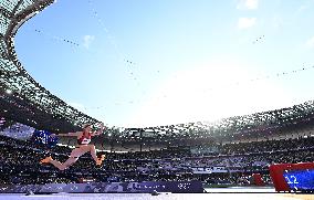 (PARIS2024) FRANCE-PARIS-OLY-ATHLETICS-TRIPLE JUMP-WOMEN