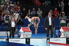 Paris 2024 - 50m Freestyle - Florent Manaudou Wins Bronze