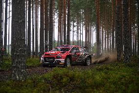 Rally race - Fia World Rally Championship  Wrc Secto Rally Finland  2024