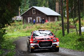 Rally race - Fia World Rally Championship  Wrc Secto Rally Finland  2024