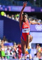 (PARIS2024) FRANCE-PARIS-OLY-ATHLETICS-TRIPLE JUMP-WOMEN