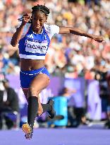 (PARIS2024) FRANCE-PARIS-OLY-ATHLETICS-TRIPLE JUMP-WOMEN