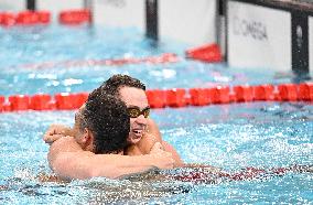 Paris 2024 - 50m Freestyle - Florent Manaudou Wins Bronze