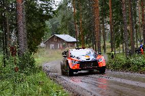 Rally race - Fia World Rally Championship  Wrc Secto Rally Finland  2024