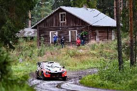 Rally race - Fia World Rally Championship  Wrc Secto Rally Finland  2024