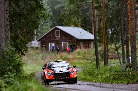 Rally race - Fia World Rally Championship  Wrc Secto Rally Finland  2024