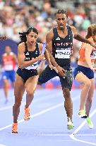 (PARIS2024) FRANCE-PARIS-OLY-ATHLETICS-4X400M RELAY-MIXED