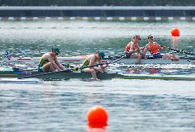 (PARIS2024) FRANCE-VAIRES-SUR-MARNE-OLY-ROWING