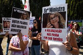 Nurses Strike In Porto, Portugal