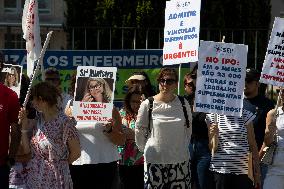 Nurses Strike In Porto, Portugal