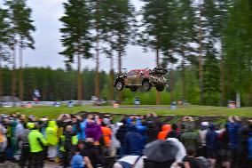 Rally race - Fia World Rally Championship  Wrc Secto Rally Finland  2024