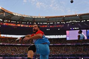 (PARIS2024) FRANCE-PARIS-OLY-ATHLETICS-SHOT PUT-MEN