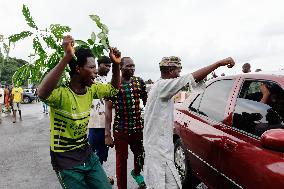 Protesters Took To The Street In Abuja, Nigeria's Capital