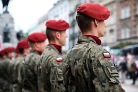 Commemoration Of The 80th Anniversary Of The Warsaw Uprising In Krakow