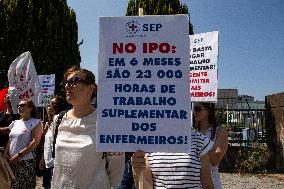 Nurses Strike In Porto, Portugal