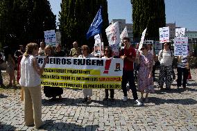 Nurses Strike In Porto, Portugal