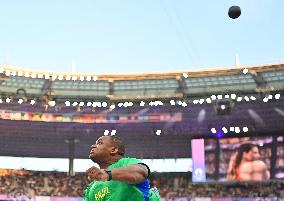 (PARIS2024) FRANCE-PARIS-OLY-ATHLETICS-SHOT PUT-MEN