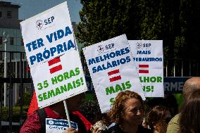 Nurses Strike In Porto, Portugal