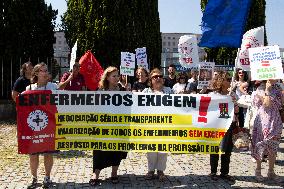 Nurses Strike In Porto, Portugal