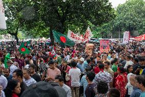 Droho Jatra: Protest March From National Press Club To Shaheed Minar