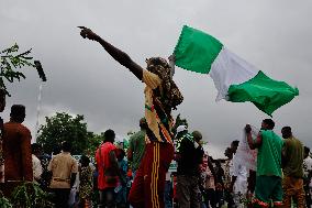 Protesters Took To The Street In Abuja, Nigeria's Capital