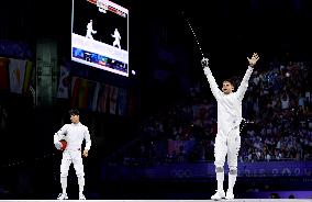 (PARIS2024) FRANCE-PARIS-OLY-FENCING