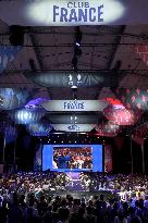 Supporters during Teddy Riner's Victory in Final at Club France