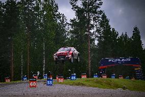 Rally race - Fia World Rally Championship  Wrc Secto Rally Finland  2024