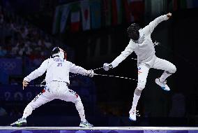 (PARIS2024) FRANCE-PARIS-OLY-FENCING