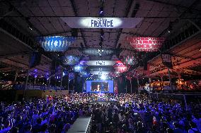Supporters during Teddy Riner's Victory in Final at Club France