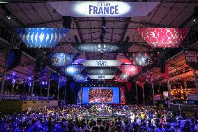 Supporters during Teddy Riner's Victory in Final at Club France