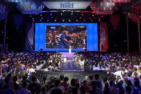 Supporters during Teddy Riner's Victory in Final at Club France