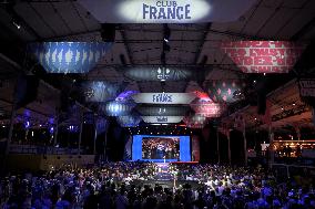 Supporters during Teddy Riner's Victory in Final at Club France